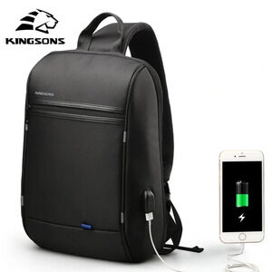 Kingsons Laptop Sling Backpack  13 Inch Waterproof Nylon Single Shoulder
